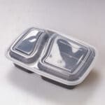 Contenedor Rectangular 2 Div 32 Oz WOW